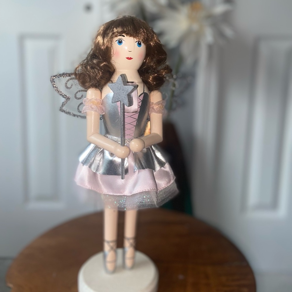 Sears colormate ballerina pink fairy nutcracker 13.7" 2015